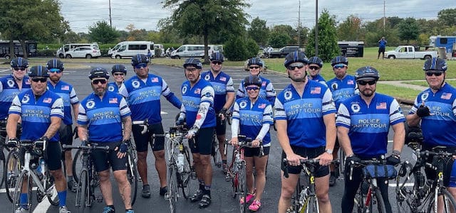 Swansea Police Officer Participates in Police Unity Tour Bicycle Ride from New Jersey to Washington, D.C.